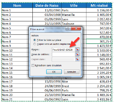 3️⃣ Comment filtrer des données selon plusieurs critères avec la formule  Excel FILTRE