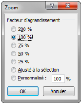 Modifier les paramètres d'affichage sur Excel : zoom